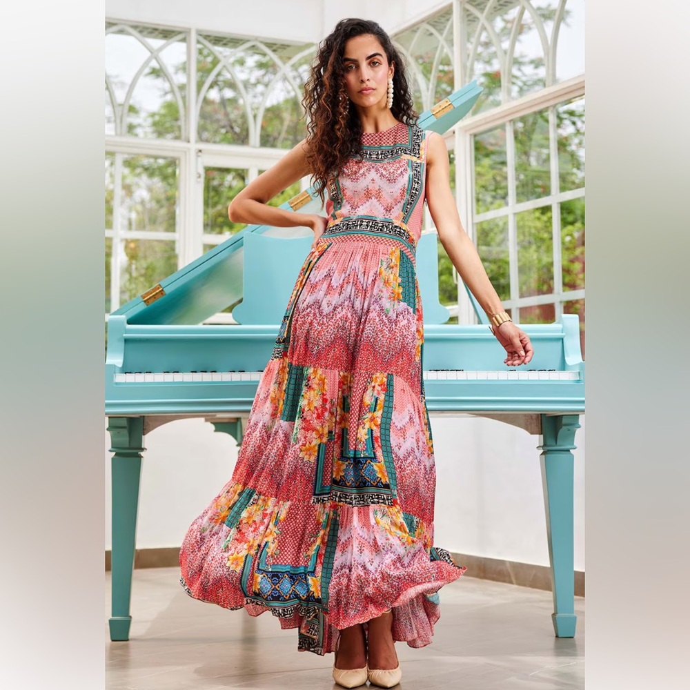 Anthropologie Alessandra Maxi Dress x Bhanuni By Jyoti Size 4